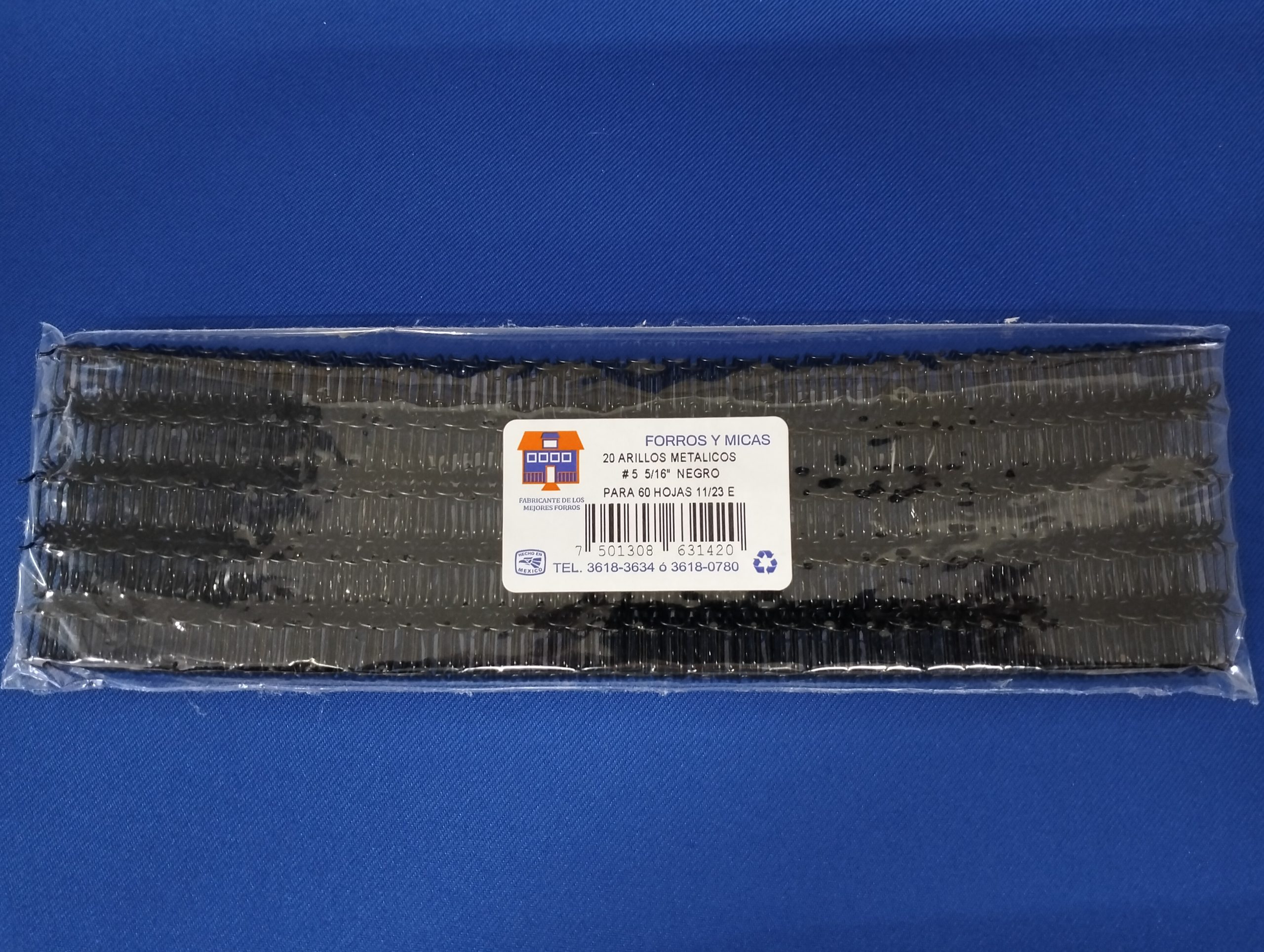 PAQUETE DE ARILLO METÁLICO 5/16": 20pz