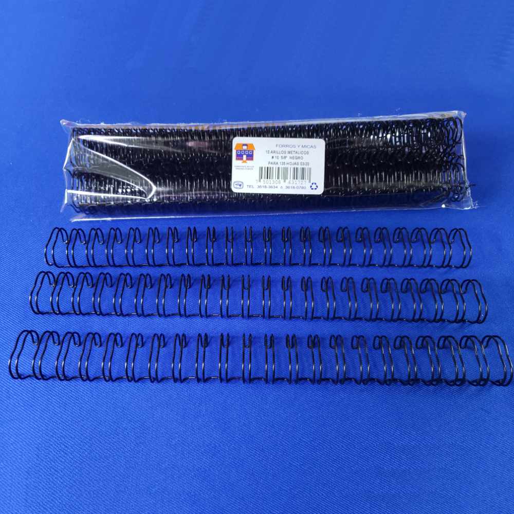 PAQUETE DE ARILLO METÁLICO 5/8": 10pz