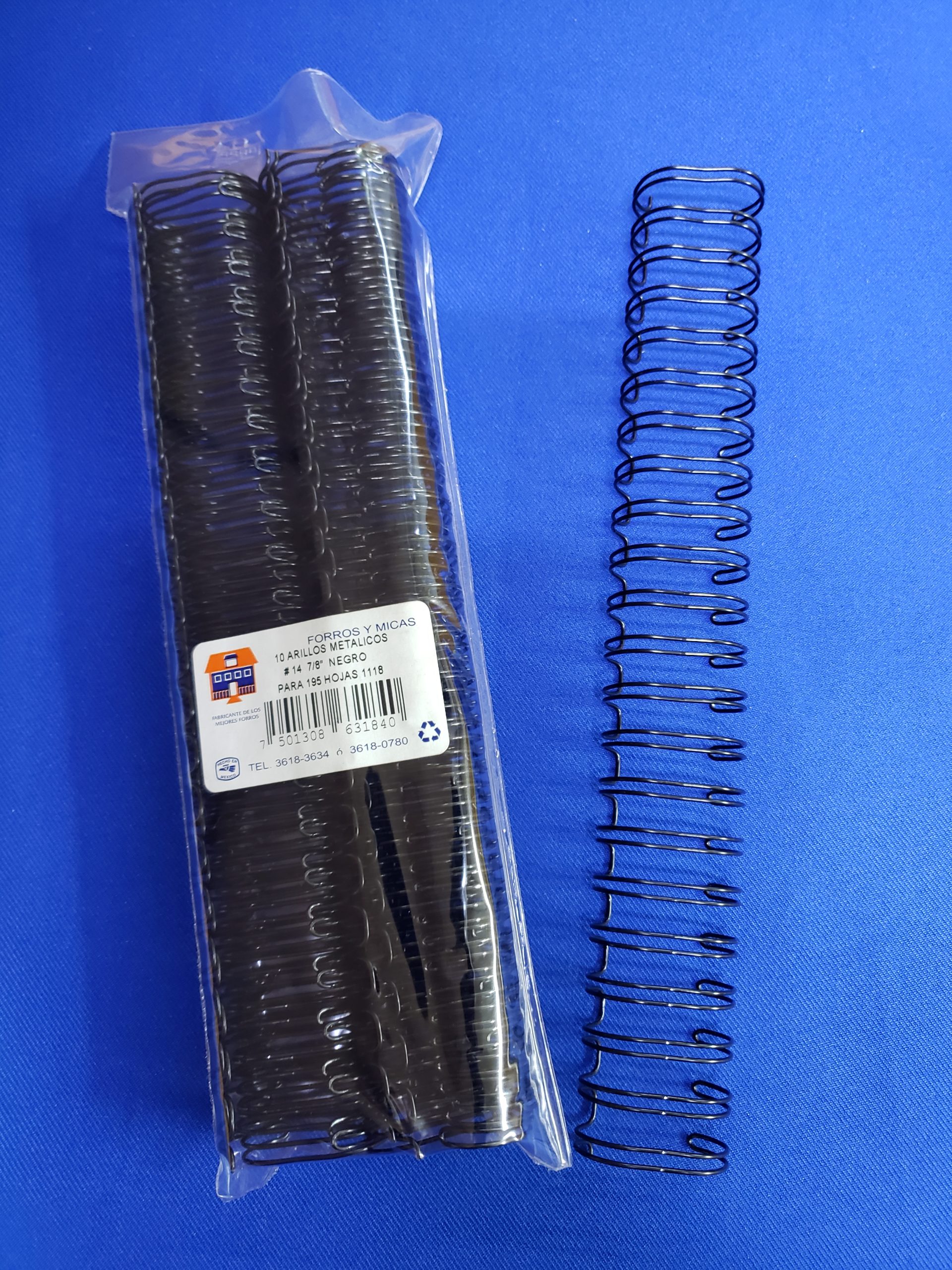 PAQUETE DE ARILLO METÁLICO 7/8": 10pz