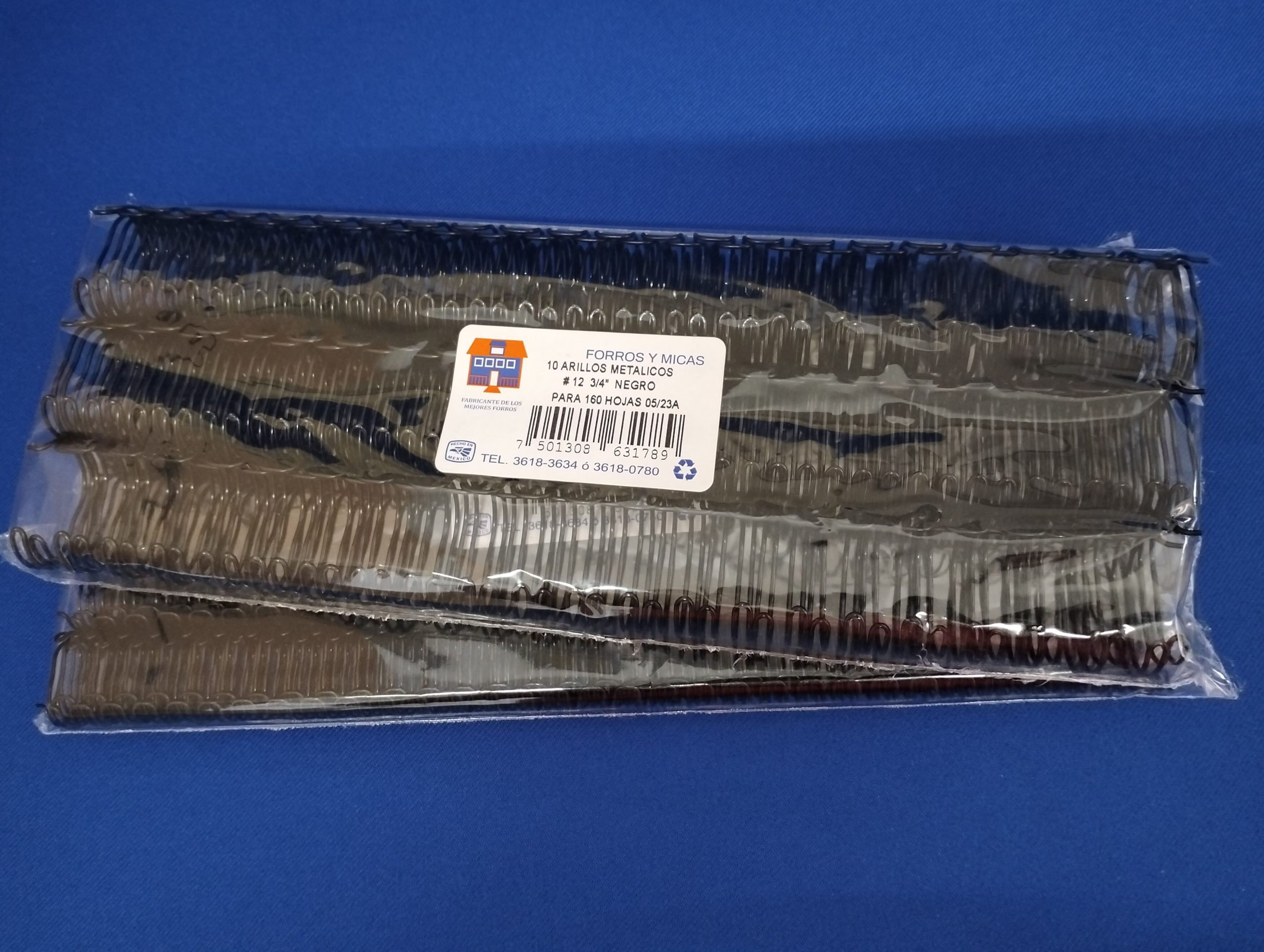 PAQUETE DE ARILLO METÁLICO 3/4": 10pz