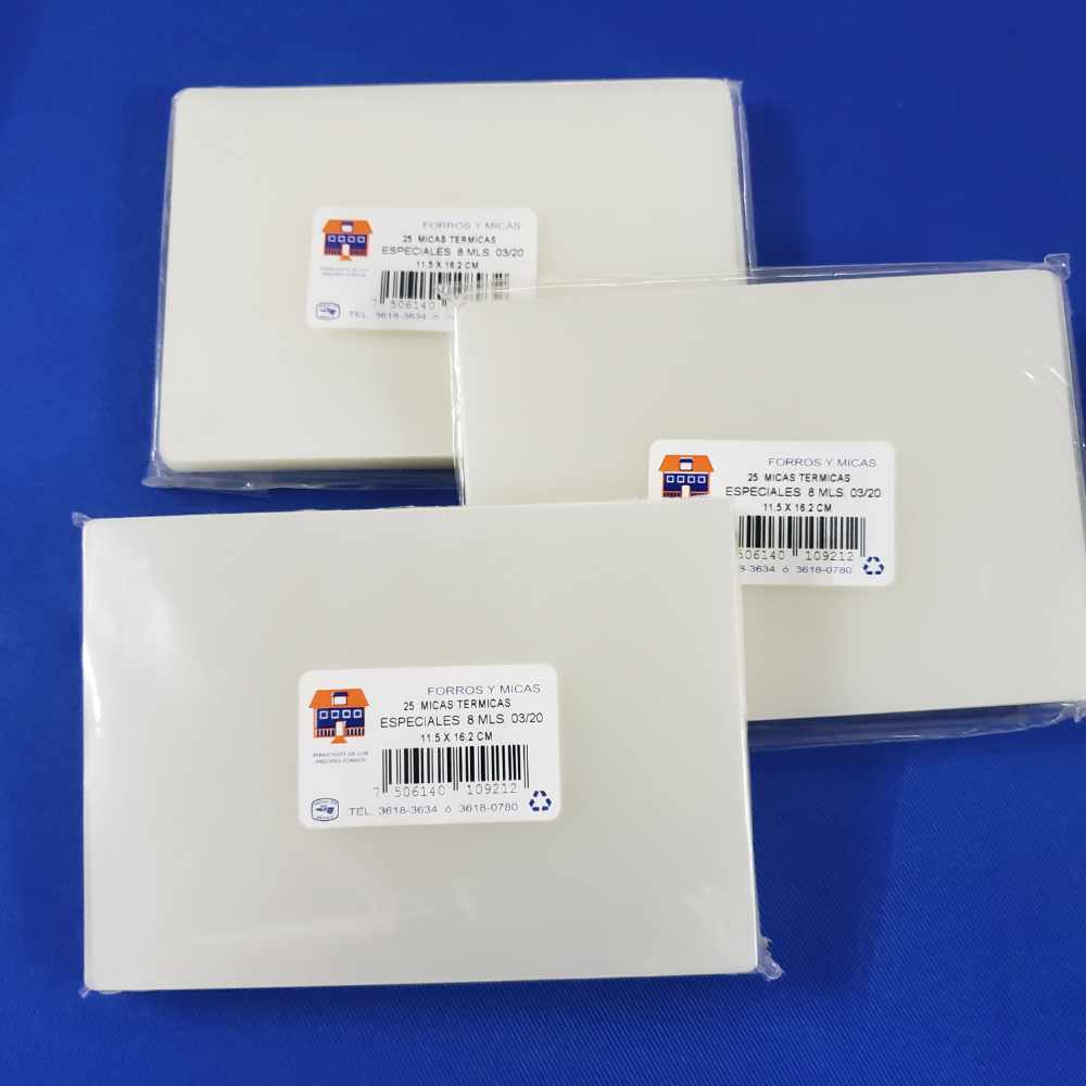 MICA TÉRMICA ESPECIAL 11.5 x 16.2 (100pz)