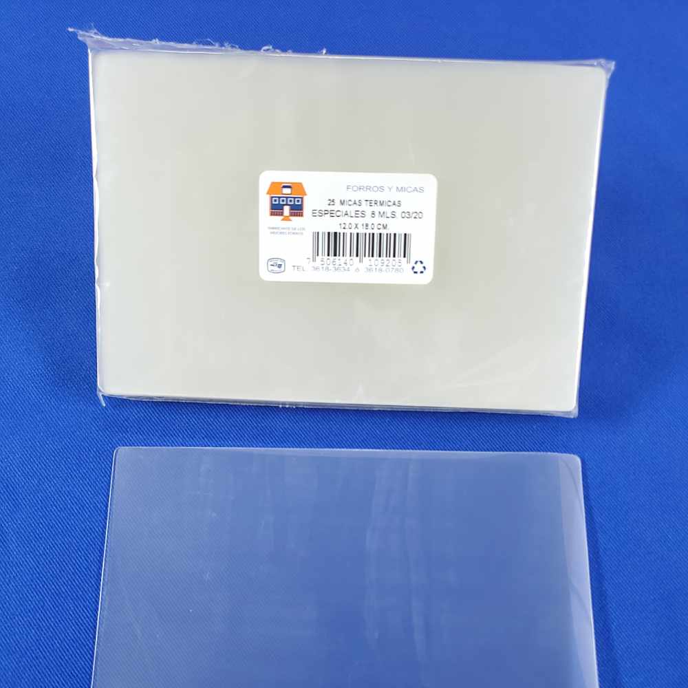 MICA TÉRMICA ESPECIAL 12 x 18: (100pz)