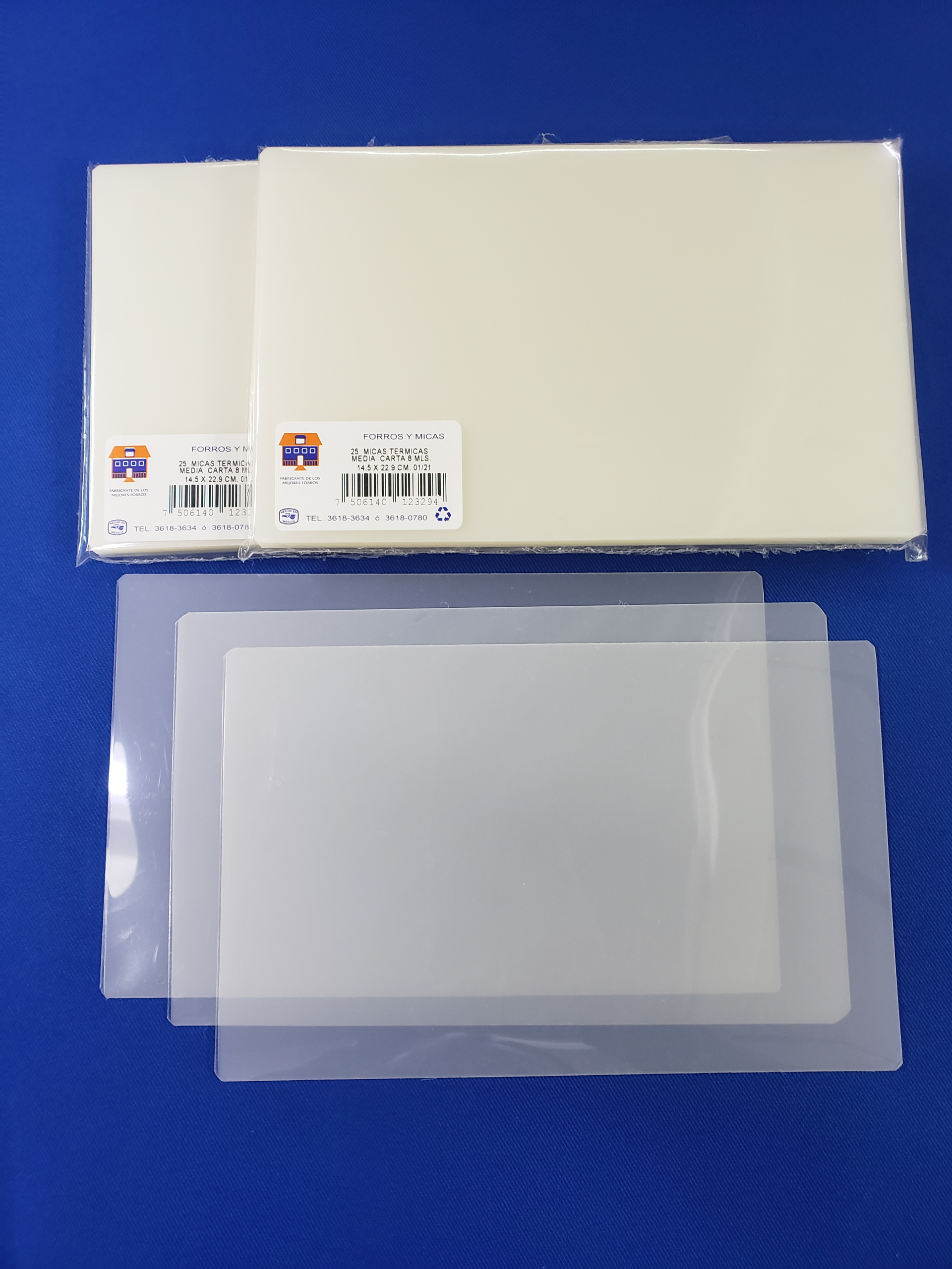 MICA TÉRMICA MEDIA CARTA 8MLS (50pz)